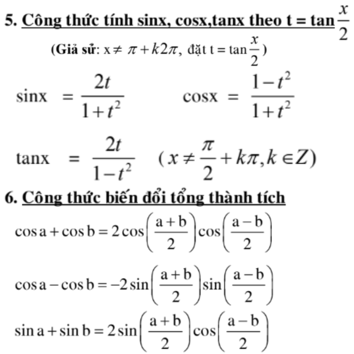 Tổng hợp kiến thức toán lớp 11 Đại số và Hình học HK1 đầy đủ nhất